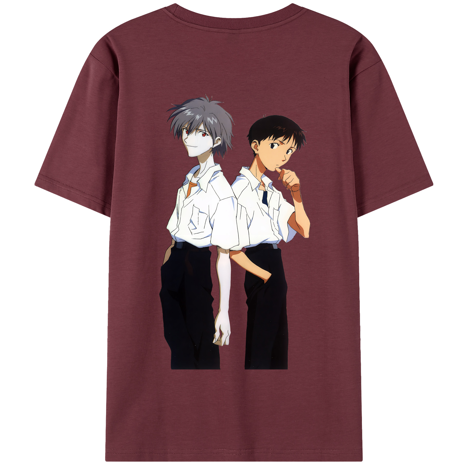 （画像用） EVA 新世紀エヴァンゲリオン 綿100％半袖Tシャツ（背面プリント）